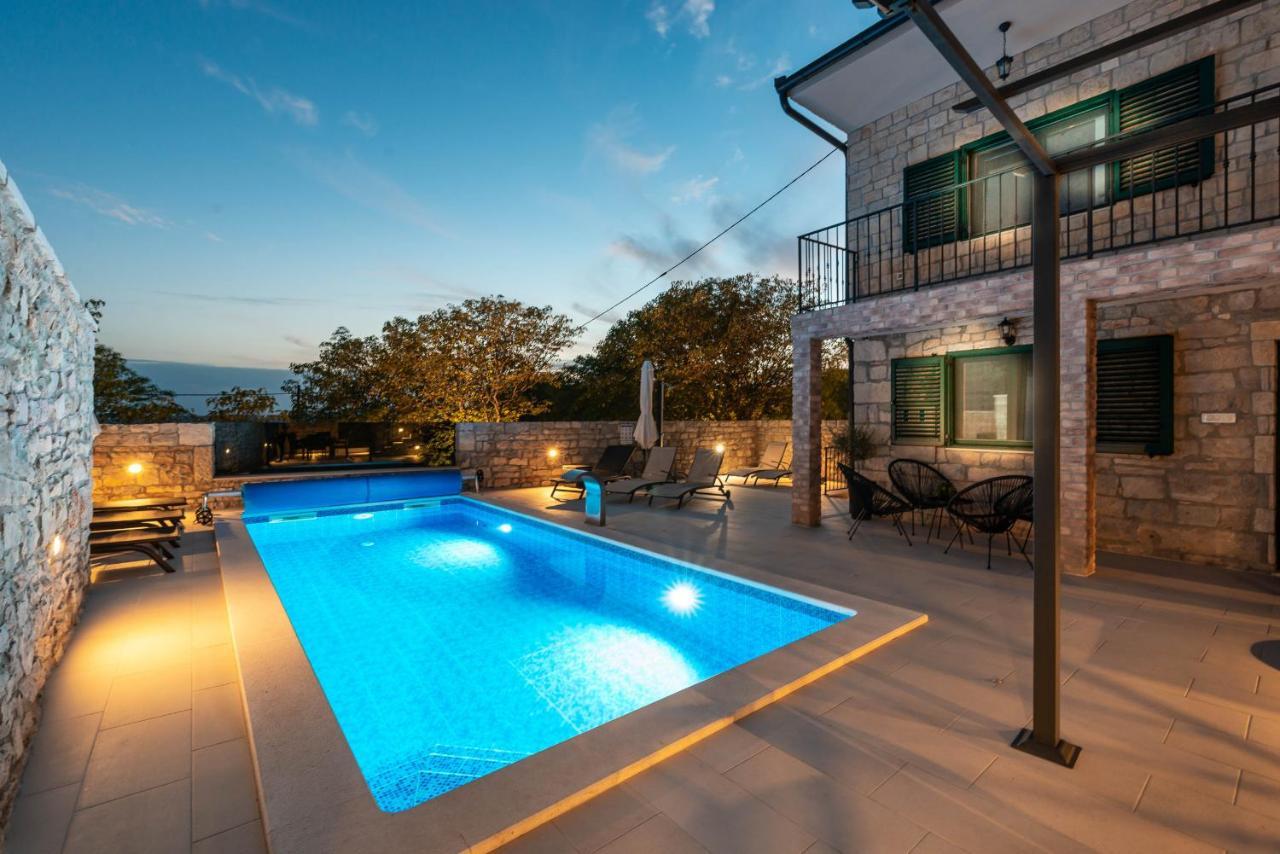 Stone Villa Didovi Snovi With Heated Pool Lisane Ostrovicke Экстерьер фото