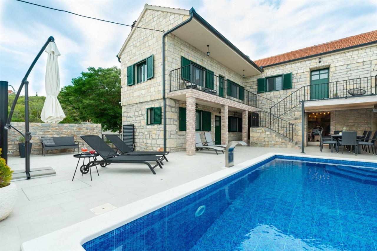 Stone Villa Didovi Snovi With Heated Pool Lisane Ostrovicke Экстерьер фото