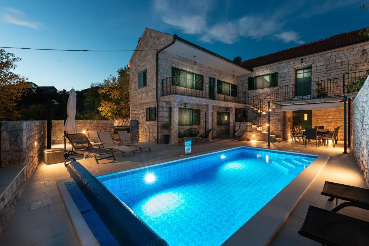 Stone Villa Didovi Snovi With Heated Pool Lisane Ostrovicke Экстерьер фото